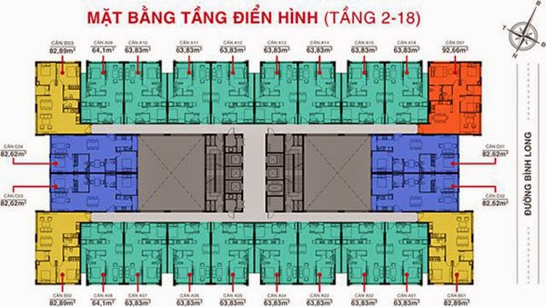 Chỉ 880 triệu / Căn 2 phòng ngủ , Trả góp trong 20 năm giá tốt nhất khu vực Tân Phú Can-ho-rainbow4