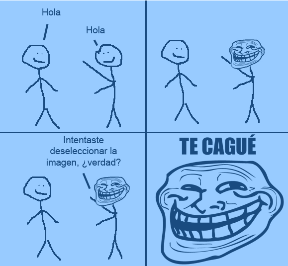 ¡Hablemos con Memes! Trollface