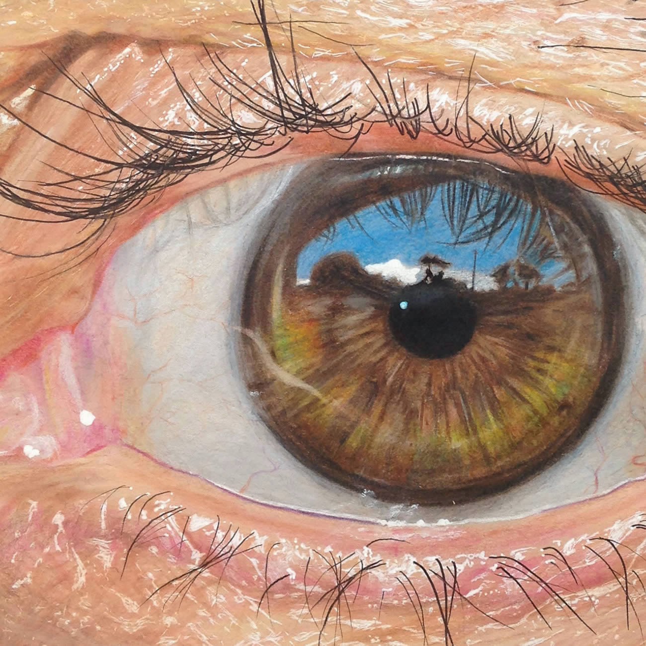 رسومات غاية في الجمال Hyperrealistic-Eyes-Drawn-Colored-Pencils-03