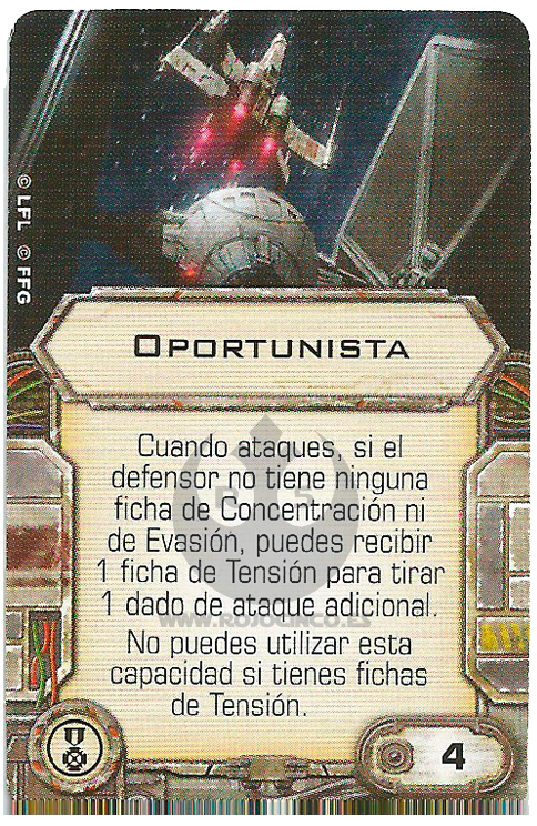 Oportunista y misiles/torpedos Oportunista