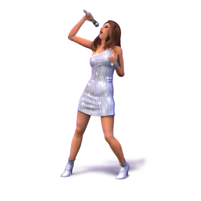 Renders do The Sims 3 Celebridades  SIMS3STMgenREND_female_singer_simple