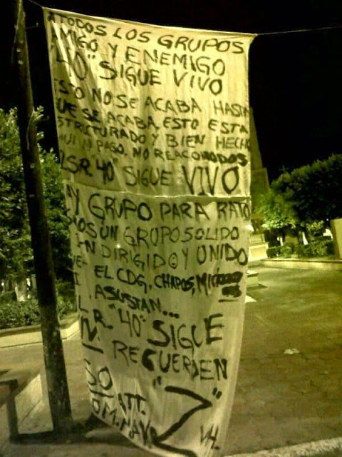 ZETAS cuelgan narcomantas en Naranjos Veracruz: "El 40 sigue vivo!!" BQGV_rlCQAAjD1s