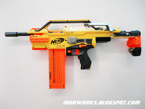 Nerf Stampede "Brass Breech" Mod Guide! Stampede%2BBrass%2BBreech%2BMod%2B-%2BSMG%2BVariant%2B-%2B30