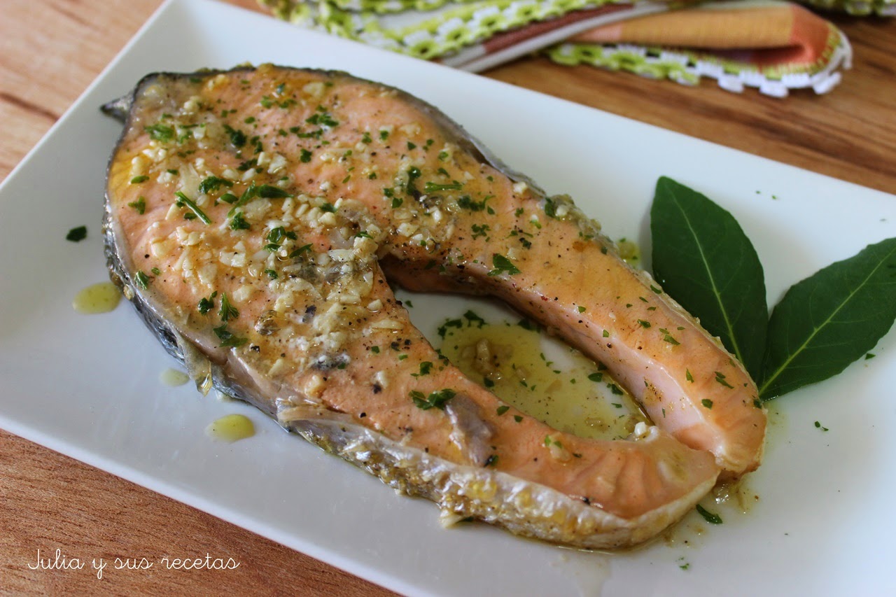 DIETA MEDITERRANEA : RECETAS COCINA ANDALUZA - Página 24 Salmon%2Bal%2Bajillo