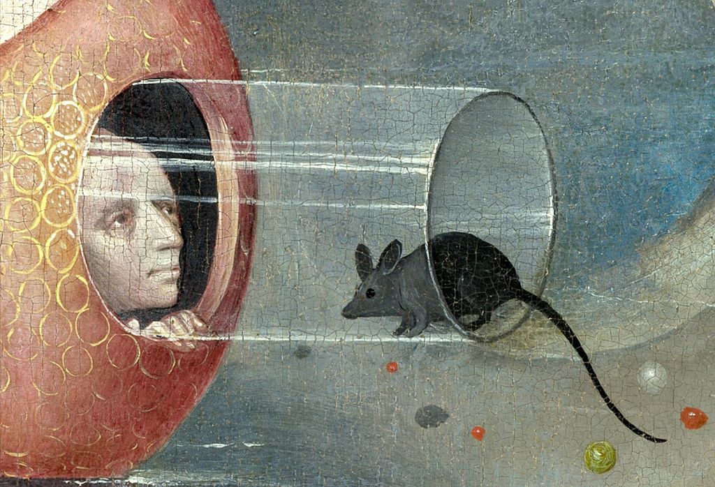 Con que me sorprendes hoy??? 1024px-Bosch%252C_Hieronymus_-_The_Garden_of_Earthly_Delights%252C_central_panel_-_Detail_man_with_mouse_%2528lower_left%2529