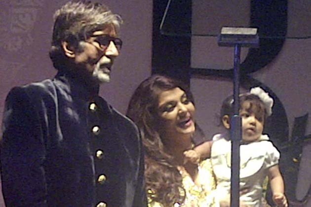 Aaradhya Bachchan at Big B Amitabh Bachchan's 70th Birthday Bash Aara3