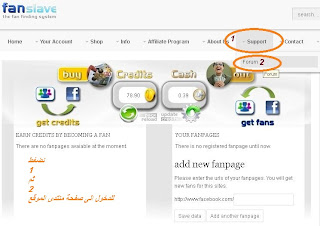 الربح من الفيس بوك من خلال موقع fanslave + اتبات دفع 1