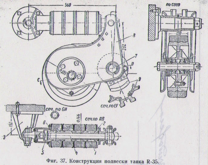 Plan des prototypes français: R355