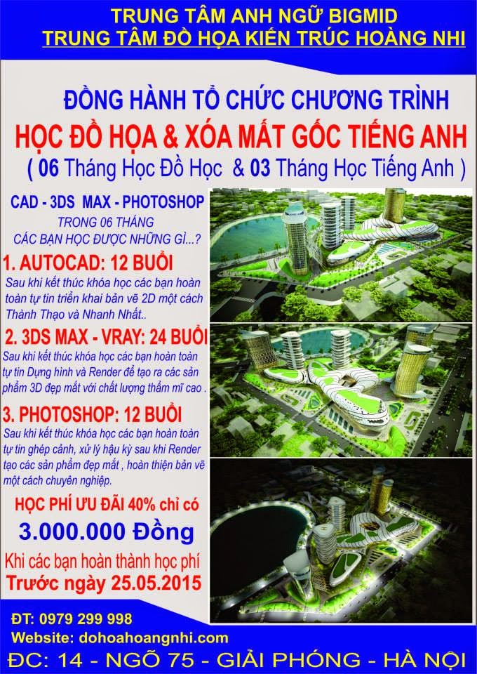 ƯU ĐÃI 40% HỌC PHÍ - HỌC CAD - MAX - SHOP CHỈ VỚI 3.000.000 Đ 11167789_433124980195458_3153677313402456536_n