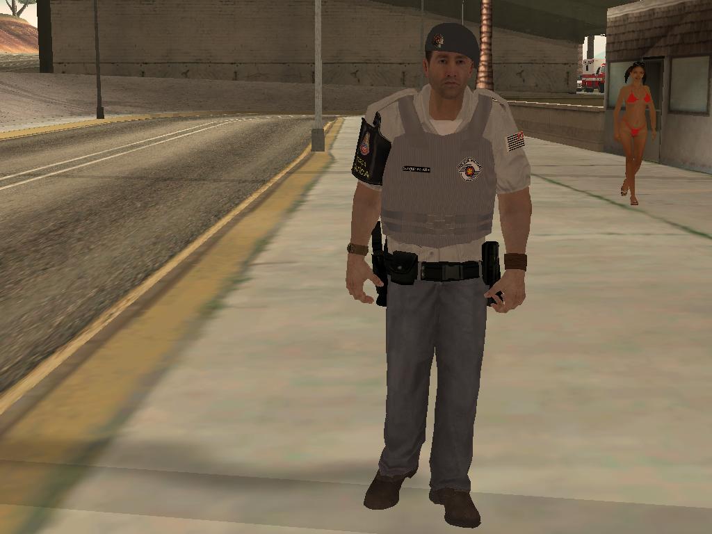 Polícia Brasileira Força Tática para GTA San Andreas