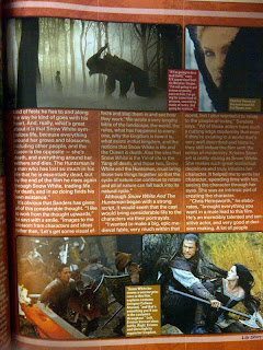 Articulo de Snow White And the Huntsman en la revista Movie Magic! Image1