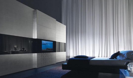 خزانة غرفة نوم وأثاث فاخرLuxury Wardrobe Bedroom Furniture Modern-and-luxury-wardrobe-with-tv-in-the-doors-540x336