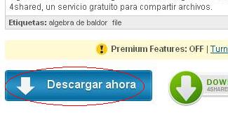 Pasos para descargar  4shared02