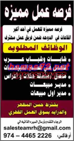 وظائف خالية من الصحف القطرية الاربعاء 24-12-2014 %D8%A7%D9%84%D8%AF%D9%84%D9%8A%D9%84%2B%D8%A7%D9%84%D8%B4%D8%A7%D9%85%D9%84%2B1