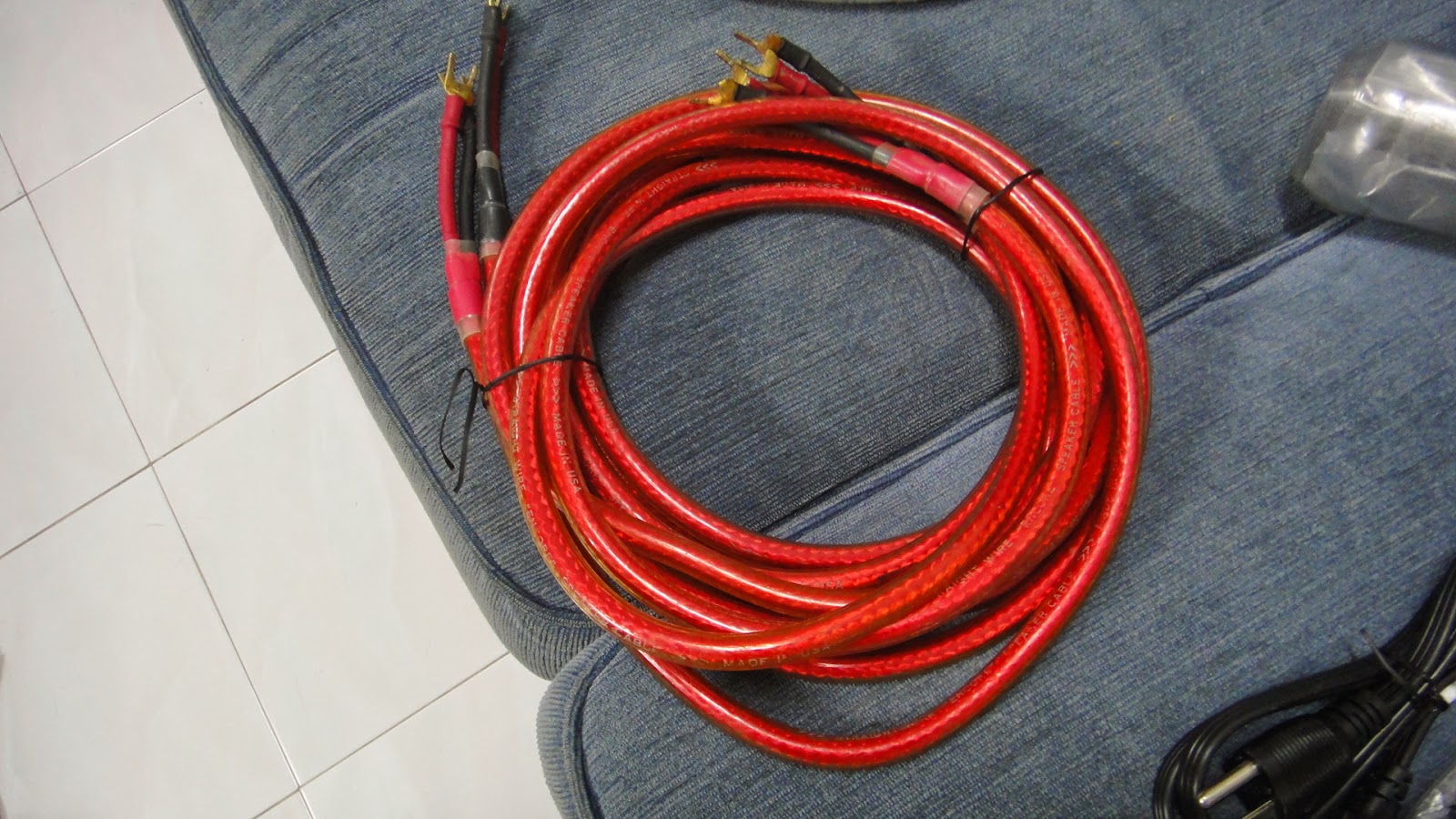 Straight wire encore speaker cable (Used)SOLD DSC04251