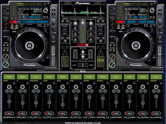 Phần Mềm - Virtual DJ Pro v7.3 (500Mb) Full Sampler+Skins+Plugins+Effect Thinhpg