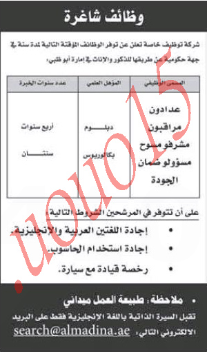 جريدة الاتحاد وظائف الاثنين 8\10\2012  %D8%A7%D9%84%D8%A7%D8%AA%D8%AD%D8%A7%D8%AF