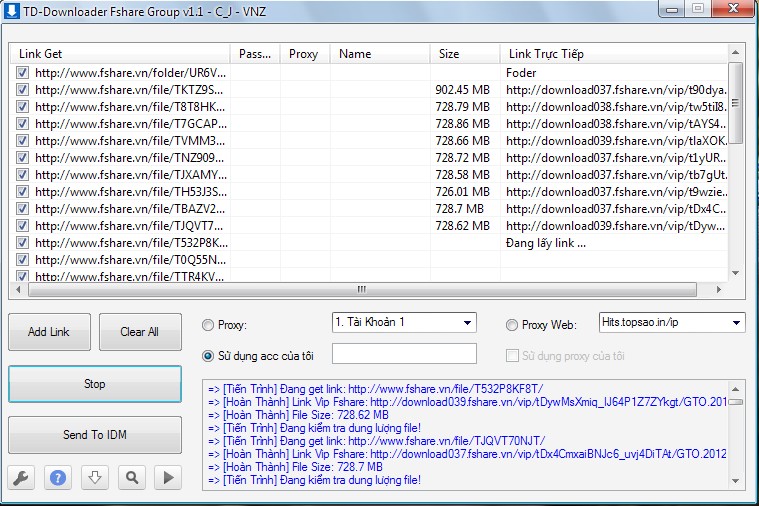  Acc nhóm Fshare với TD-Downloader Fshare Group - Tải không ngừng nghỉ  1