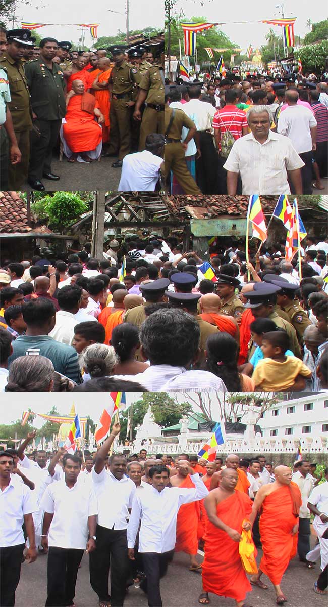 தம்புள்ள ஜும்ஆ பள்ளிவாயலுக்கு காவிஉடை தரித்த கயவர்களின் காட்டுமிராண்டித்தனம் 1117568169monk2