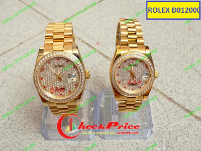 Đồng hồ cặp đôi rẻ đẹp quà Noel ý nghĩa cho tình yêu Rolex%2BD2000D15