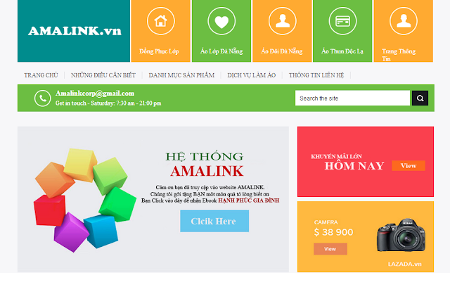 Template cực đẹp cho blogger,spot Amalink