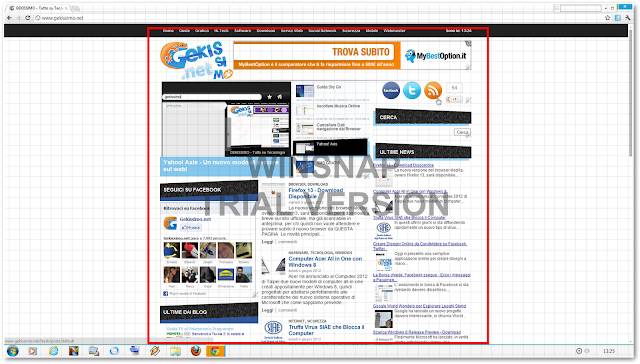 Come Fare uno Screenshot su Windows - WinSnap  Screenshot