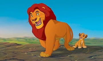 Mufasa el rey de Pridelands Mufasa%20and%20Simba%20Toon