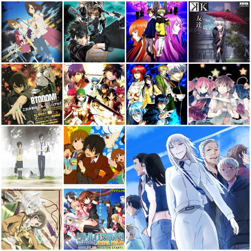 Top 50  Mejores ANIMES del 2012 Fall2012Anime-Collage