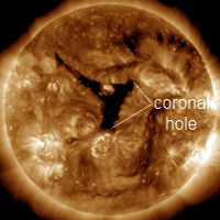 Massive Coronal Hole: Solar Wind Will Hit Earth June 29th-30  Coronalhole_sdo_200