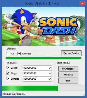 Sonic Dash Hack Free Download 2