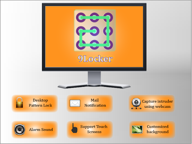 تحميل برنامج قفل شاشة الكمبيوتر مثل الاندرويد 9Locker مجانا 9locker3