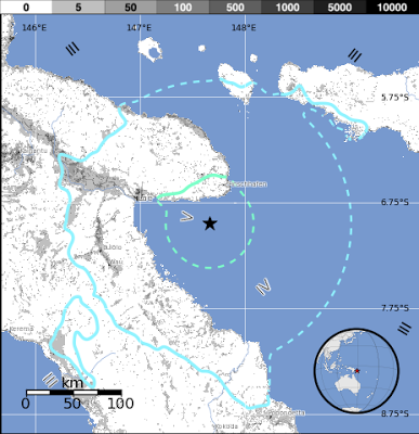 SISMO DE 6,0 GRADOS SACUDE REGION CENTRAL DE PAPUA NUEVA GUINEA Guinea