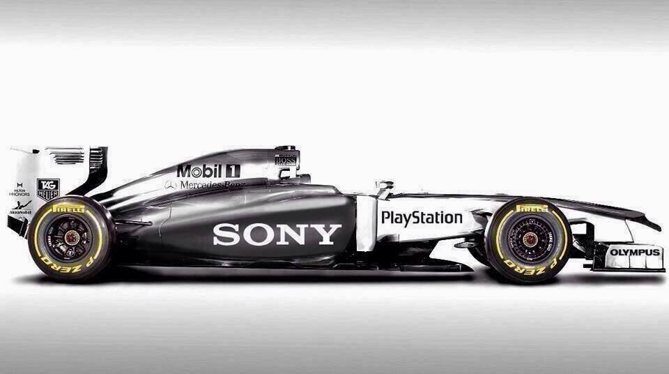 F1 Car Revealings Mclaren2014new%23sonyplaystation