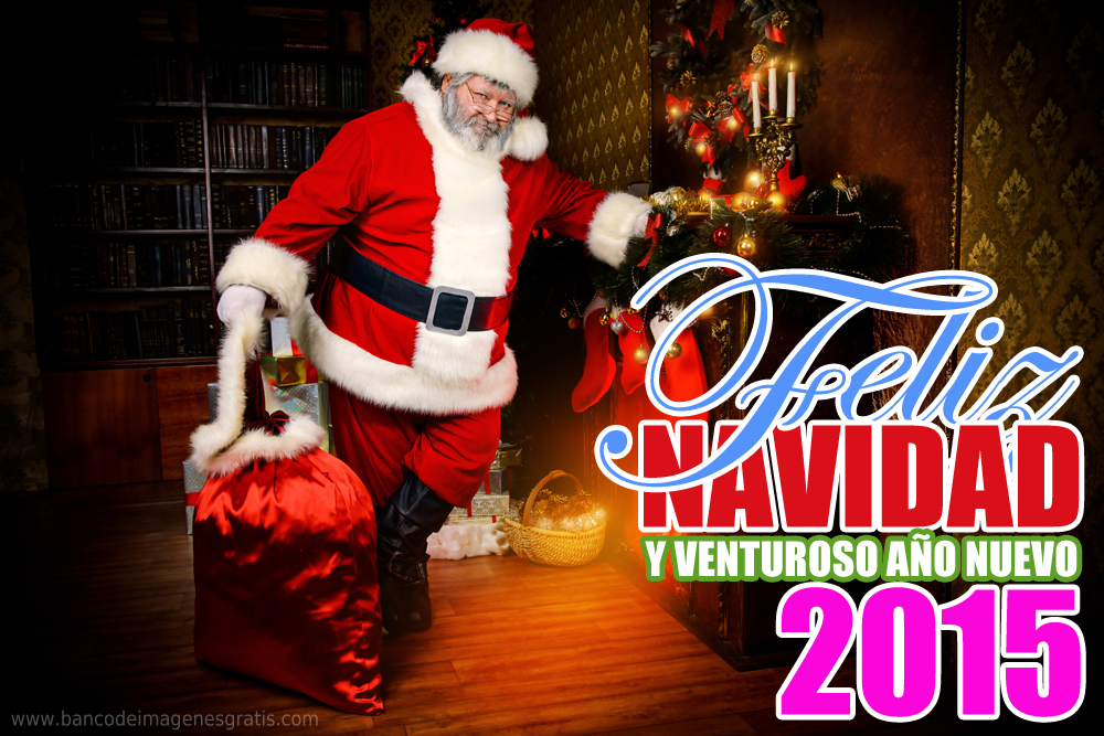 TU SALUDO: FELIZ NAVIDAD 2014 Y VENTUROSO AÑO 2015 - Página 2 Santa-claus-feliz-Navidad-y--a%C3%B1o-nuevo-2015
