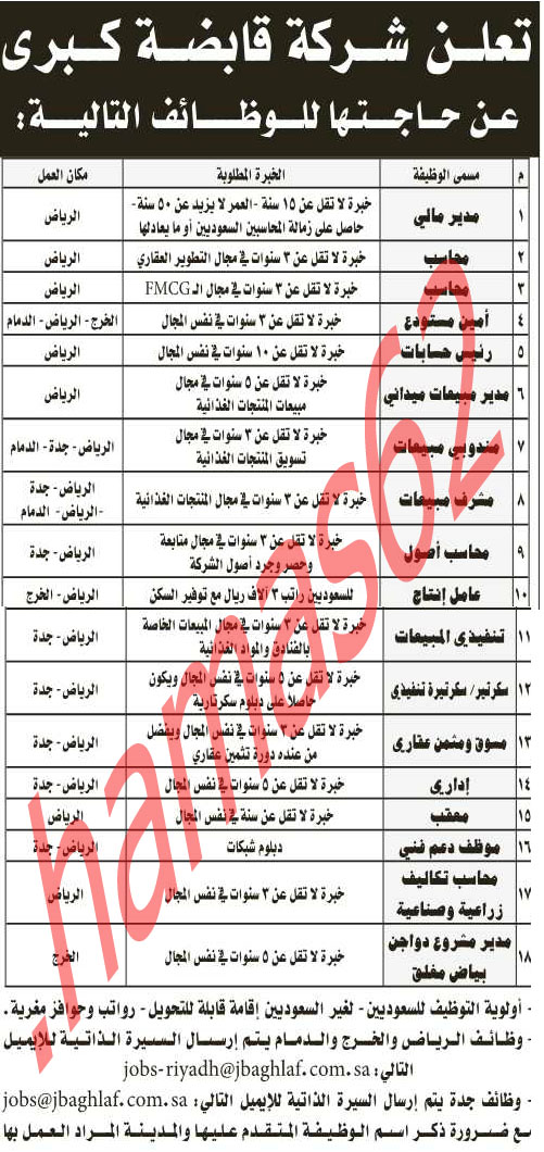 اعلانات وظائف شاغرة من جريدة الرياض السبت 10 ربيع الاخر 1433  %D8%A7%D9%84%D8%B1%D9%8A%D8%A7%D8%B61