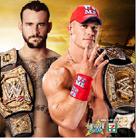 سي أم بانك لن يعادي جون سينا CM-Punk-John-Cena-Summerslam-2011