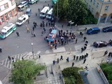 Agresión nazi-policial en Berlin contra el periódico »JUNGE WELT« -1