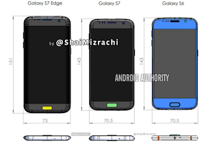 تسريبات هاتف Galaxy S7  New