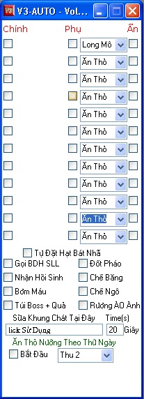 V3 - Auto vl2 - Auto Võ Lâm 2  V3-Auto 9.0.5_B :  V3-Auto