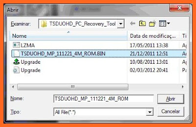 Recovery para TOCOMSAT DUO HD 3