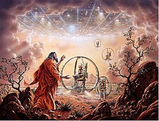 Existe Algum Registro de ÓVNIS ou Extraterrestre na Bíblia! UFO_Ezekiel_WheelInWheel