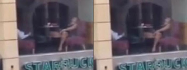 فضيحة : فيديو جنسي فاضح في  أحد مقاهي "starbucks"  ببيروت 0_364158879