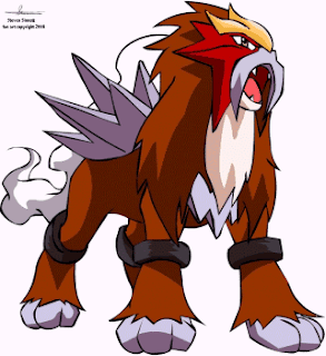 Pokémons Lendarios Disponiveis Entei