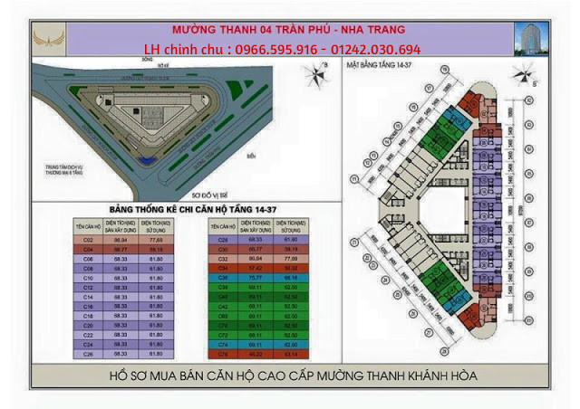 Chính chủ bán căn hộ chung cư cao cấp cực đẹp, GIÁ GỐC, CHÊNH THẤP, Mường Thanh 04 Trần Phú Muongthanh