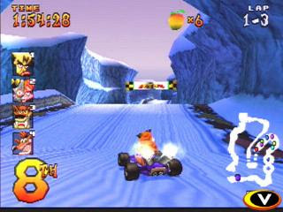 حصرياً لعبة كراش الرائعه ps1 Crash Team Racing rip بحجم 96 ميجا محولة للكمبيوتر بدون برامج 11