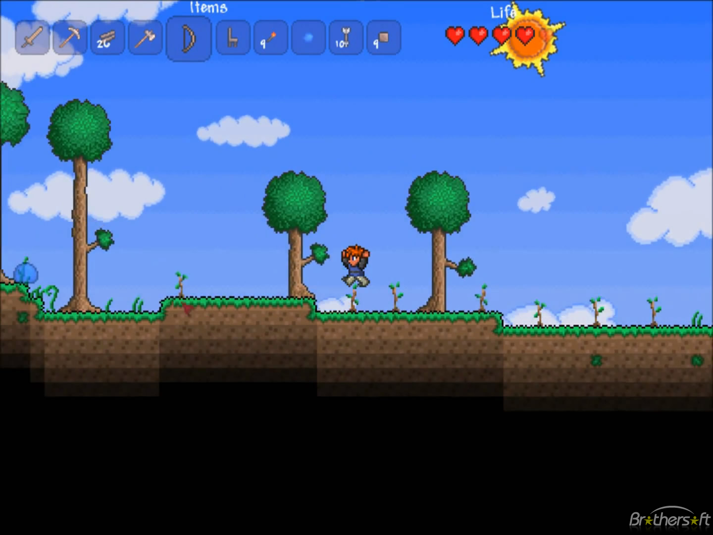 لعبة البناء والاستكشاف Terraria برابط مباشر ميديا فاير  Terraria-new