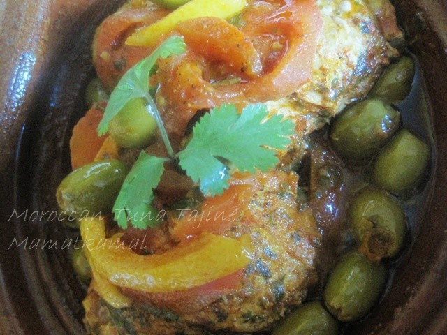Moroccan Tuna Tajine / Tajine Marocain au Thon