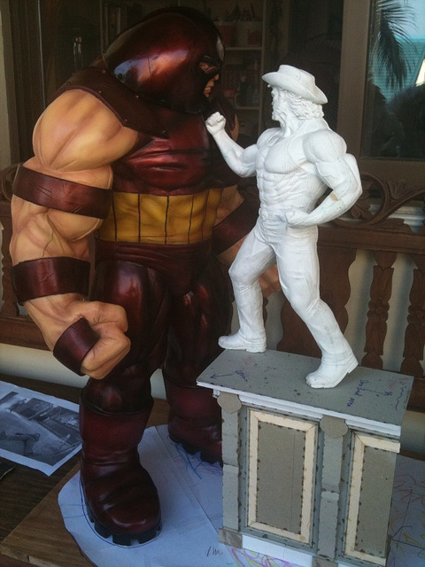 Juggernaut vs Wolverine en argile 5630613033_ce6109bde6_z