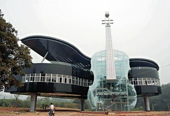 أكثر منزل رومانسي في الصين Beautiful-Piano-House-in-China-4