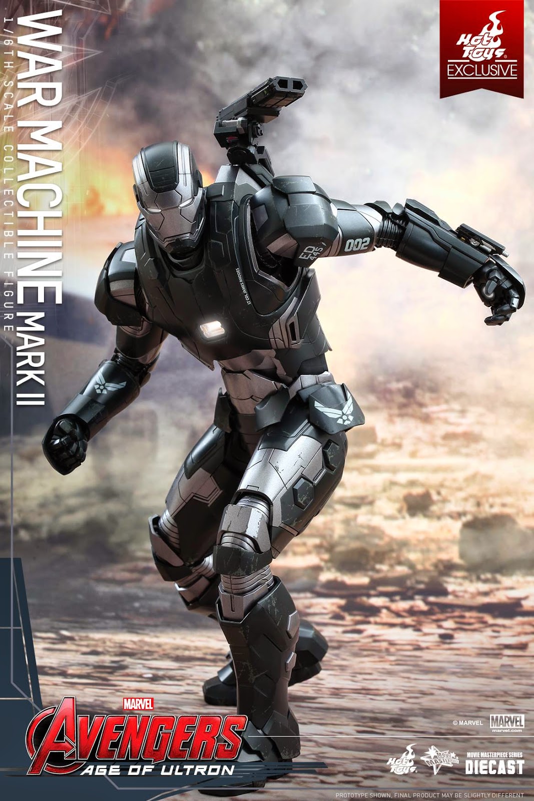 AVENGERS 2 : AGE OF ULTRON - WAR MACHINE MKII (MMS290DC10) 4